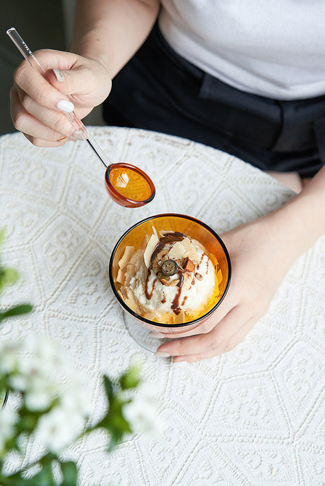 MOMO'S TALK Haruki Elegant Insulated Colorful Glass Cup from MOMO'S TALK