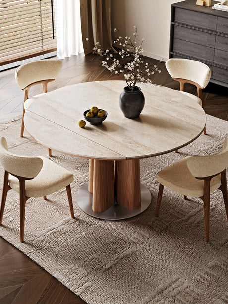 QUANMU Isidore Elegant Dual-Use Foldable Dining Table from QUANMU