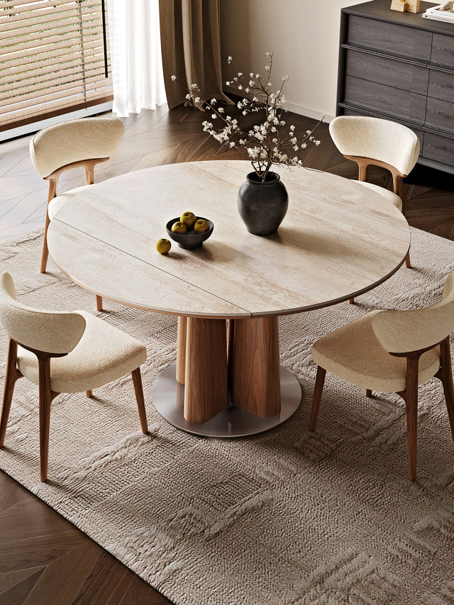 QUANMU Isidore Elegant Dual-Use Foldable Dining Table from QUANMU