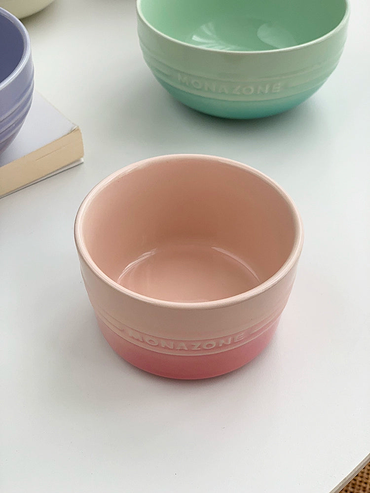 YASUKI Jasper Elegant Gradient Glaze Dessert Dish from YASUKI