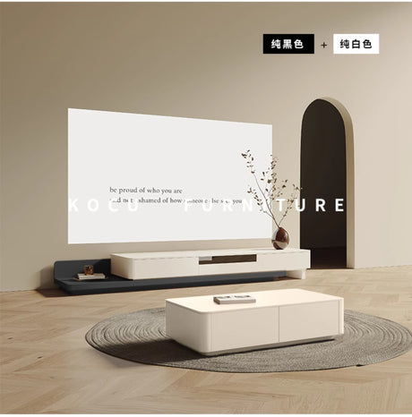 KOCU HOME Alaric Sleek Solid Wood TV Cabinet Set from KOCU HOME