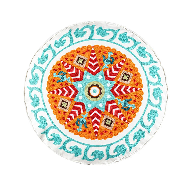 YOULI Amara Handmade Ethnic Round Pillow from YOULI