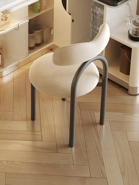QUANMU Isolde Luxe Cream High-End Dining Chair from QUANMU