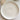 YASUKI Aria Elegant Pure White Ceramic Plate from YASUKI