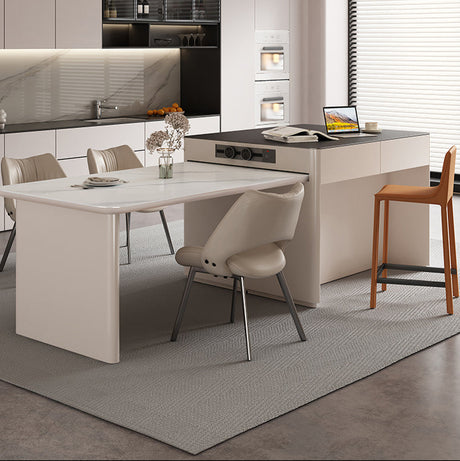 QUANMU Aeliana Luxurious Integrated Dining Bar Table from QUANMU