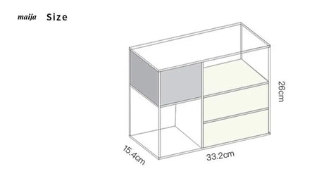 Wonderland Acrylic Storage Rack from momo's talk