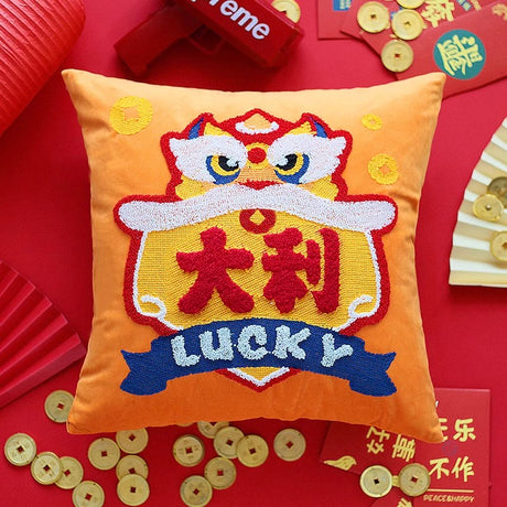 YOULI Xuanzang Luxurious Embroidery Pillow Case from YOULI