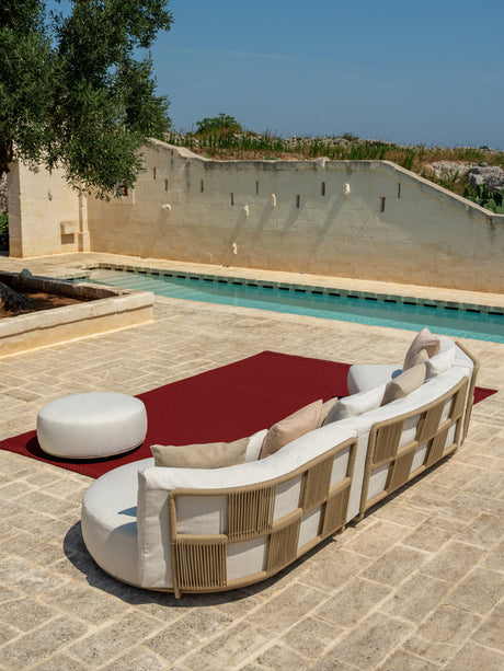 DIME GARDEN Elowen Stylish Waterproof Rattan Sofa from DIME GARDEN