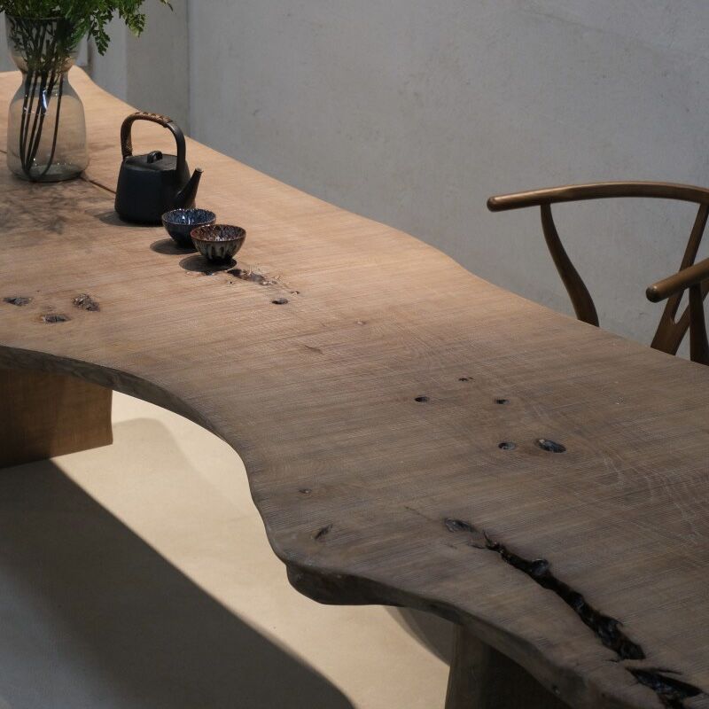 JINYI Marisol Vintage Solid Wood Dining Table from JINYI