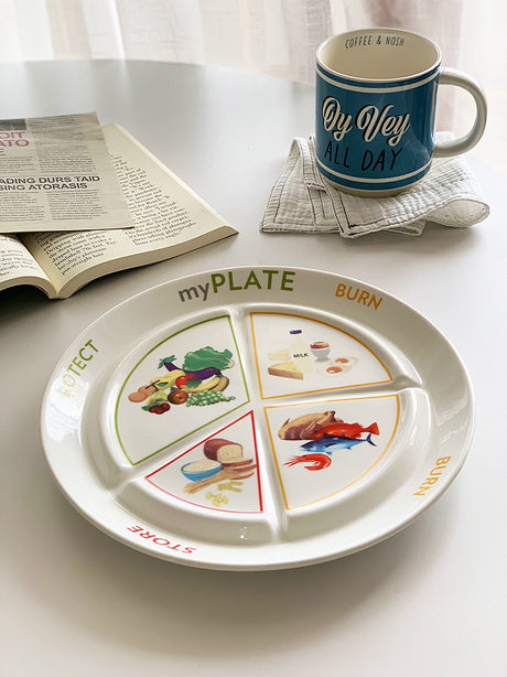 YASUKI Oliver Vintage Elegance Ceramic Serving Plate from YASUKI