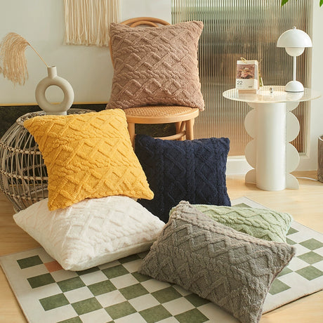YOULI Anastasia Adorable Plush Pillowcase for Fresh Green Sofa from YOULI