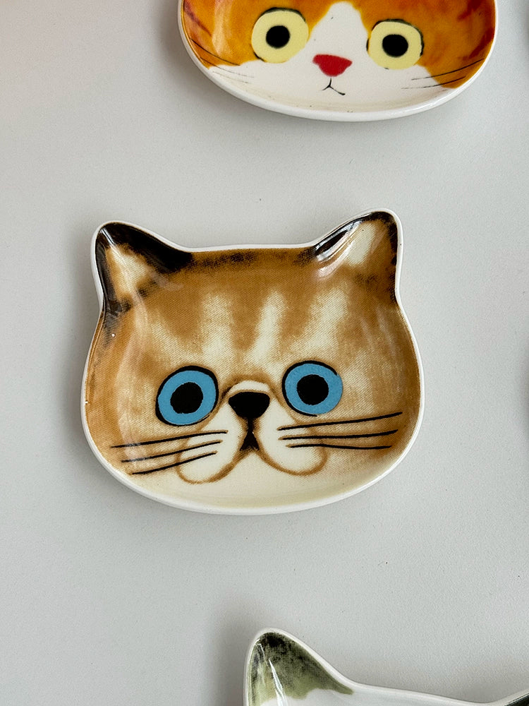 YASUKI Felicity Adorable Ceramic Cat Dish from YASUKI