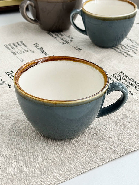 YASUKI Evangeline Vintage French-Inspired Ceramic Tea Cup from YASUKI