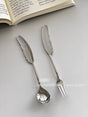 YASUKI Eleanor Elegant Stainless Steel Mixing Stick & Dessert Fork from YASUKI
