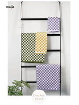 Checkerboard Cotton Towel from momo's talk