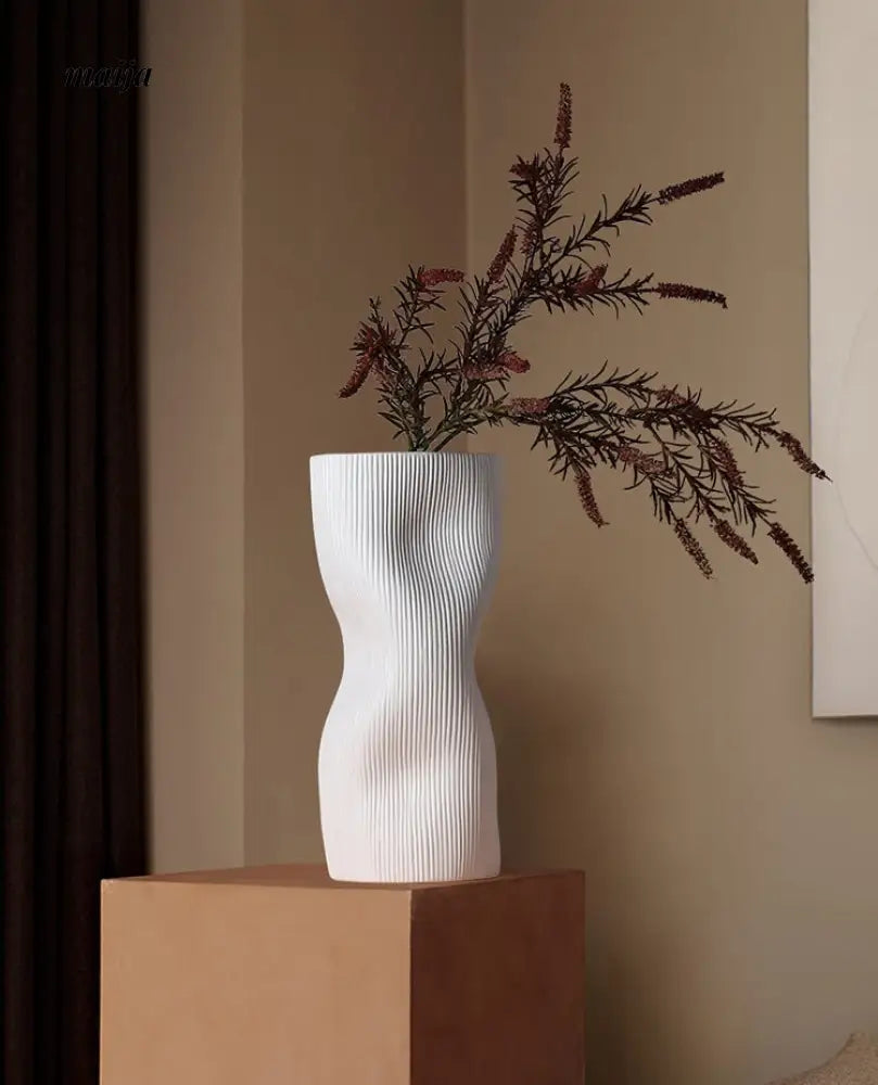 Klein Textured Ceramic Vase from maija