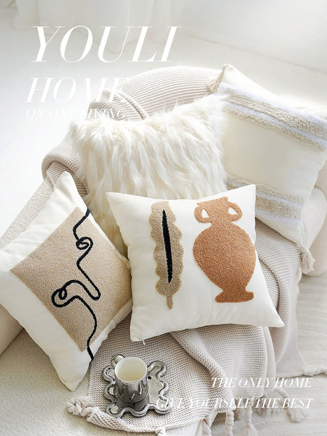 YOULI Penelope Retro Creamy Beige Sofa Set from YOULI