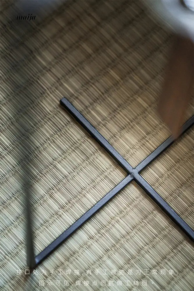 Black Japanese Style Sencha Table from Caomu Temple