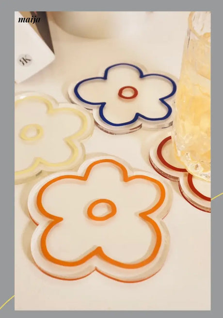 Flower Acrylic Coaster from maija