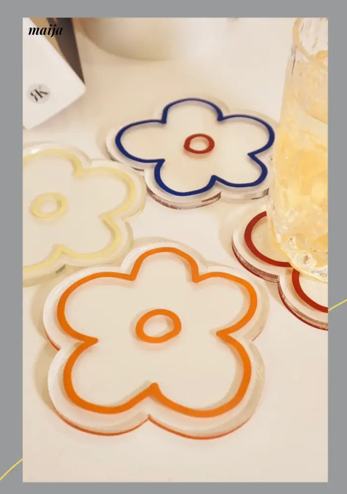 Flower Acrylic Coaster from maija