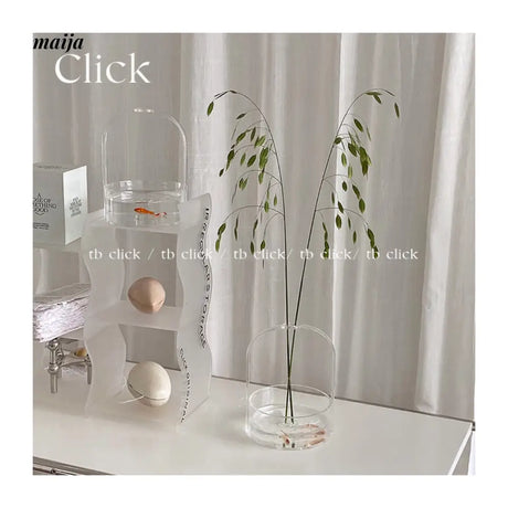 Acrylic Dish Vase from CLICK