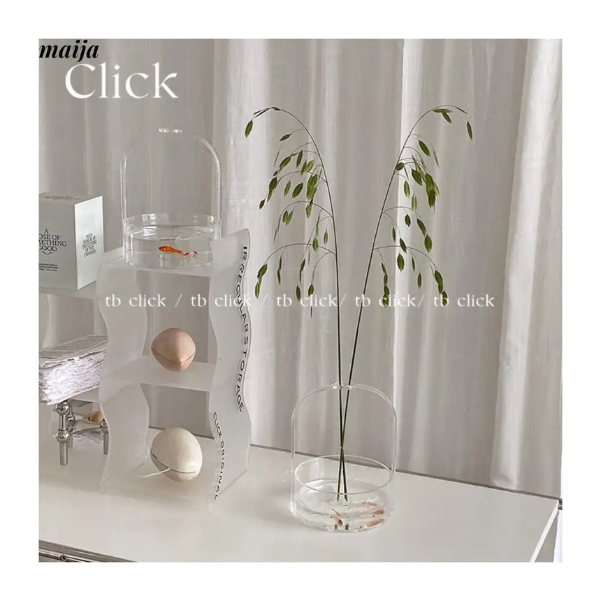 Acrylic Dish Vase from CLICK