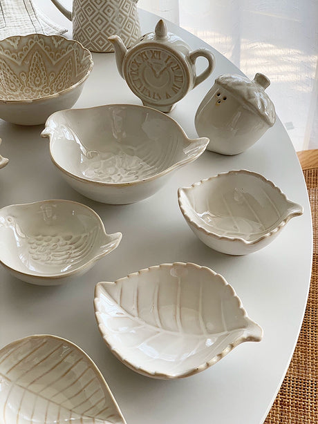 YASUKI Isabella Retro Elegant Ceramic Sauce Bowl from YASUKI