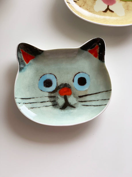 YASUKI Felicity Adorable Ceramic Cat Dish from YASUKI