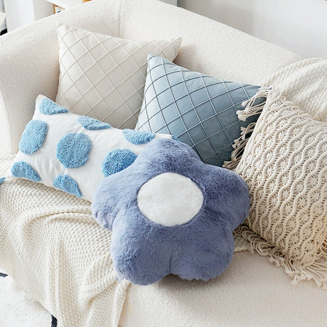 YOULI Astrid Cozy Plush Flowered Pillow Case from YOULI