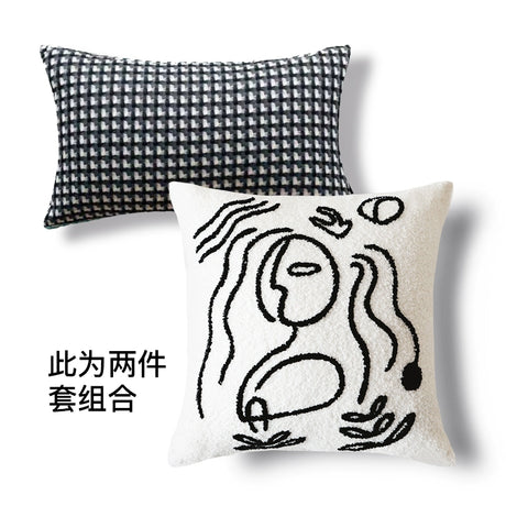 YOULI Oliver Abstract Art Soft Pillow Sleeve from YOULI