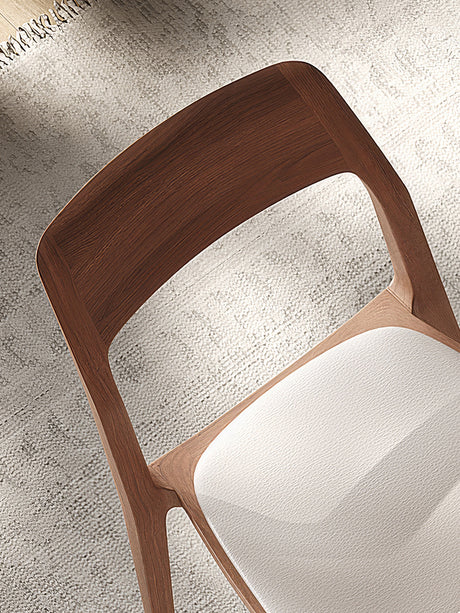 QUANMU Yvar High-Quality Walnut Dining Chair from QUANMU