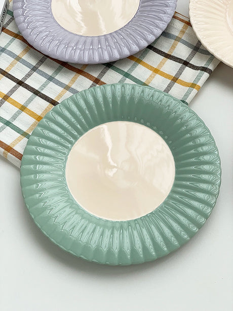YASUKI Jasper Delicate INS Lace Dessert Plate from YASUKI