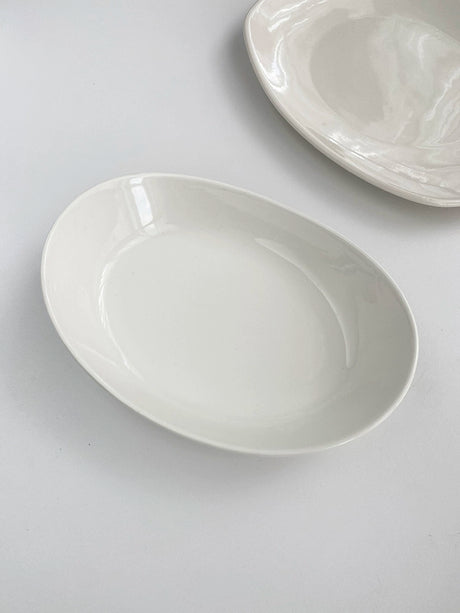 YASUKI Chenhao Minimalist INS Texture White Ceramic Bowl from YASUKI