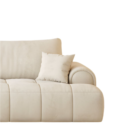 FASATI Emmeline Cream Cotton Sofa Scandinavian Style from FASATI