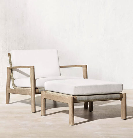 RATTAN SPACE Amaya Stylish Waterproof Sofa & Scandinavian Coffee Table for Leisure from RATTAN SPACE