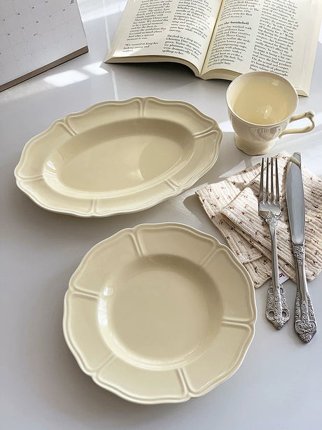 YASUKI Benjamin Elegant Ceramic Salad Plate from YASUKI