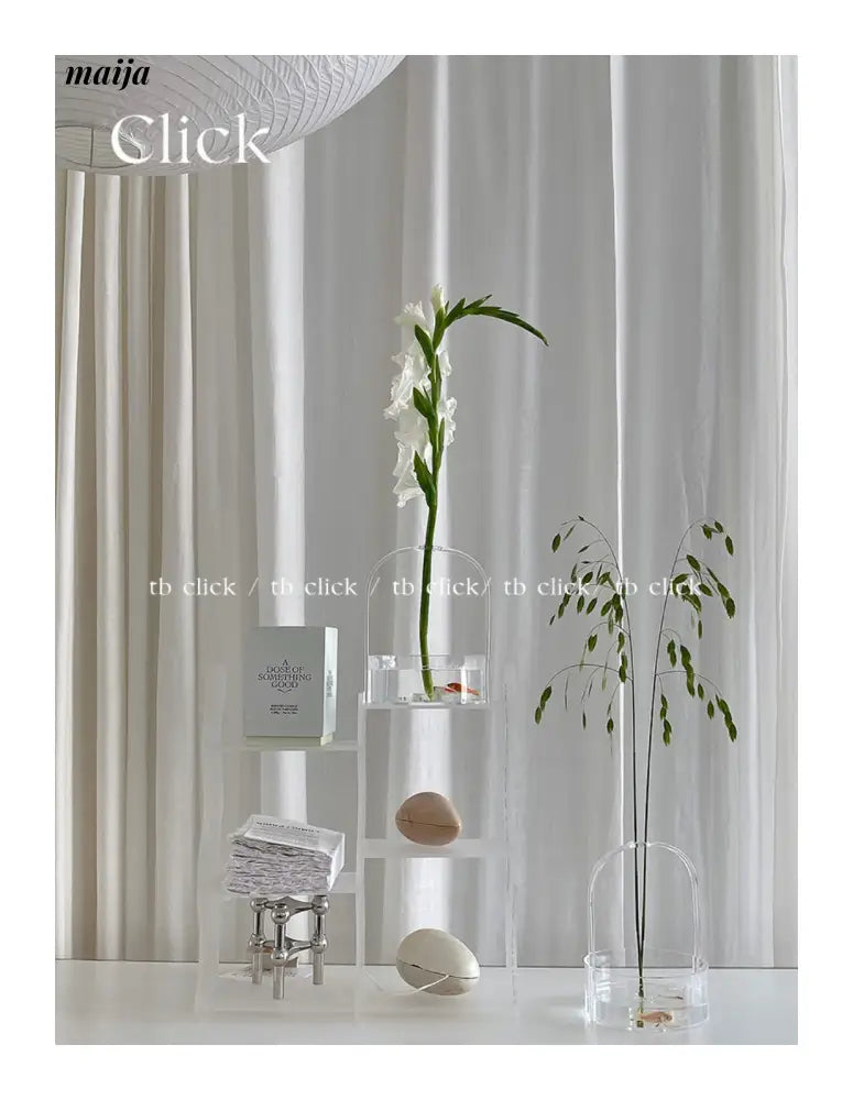 Acrylic Dish Vase from CLICK