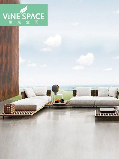 RATTAN SPACE Elowen Scandinavian Natural Wood Coffee Table from RATTAN SPACE