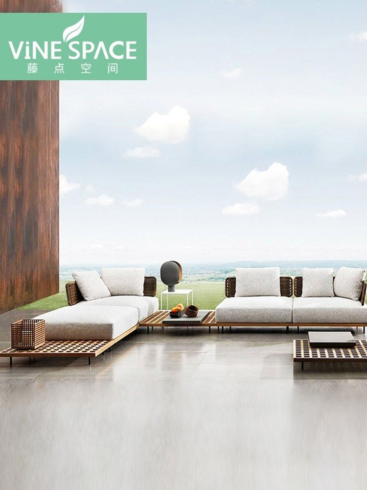 RATTAN SPACE Elowen Scandinavian Natural Wood Coffee Table from RATTAN SPACE