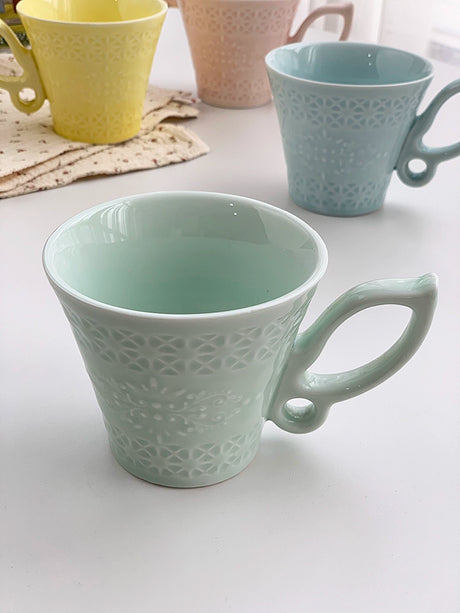 YASUKI Oliver Charming Ins Design Ceramic Coffee Cup from YASUKI