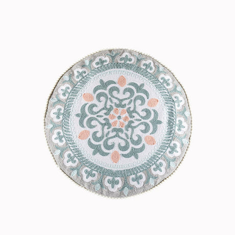 YOULI Amara Handmade Ethnic Round Pillow from YOULI