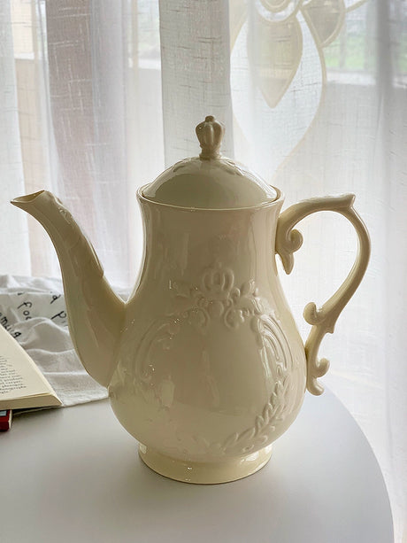 YASUKI Jasper Elegant Relief Design Teapot from YASUKI