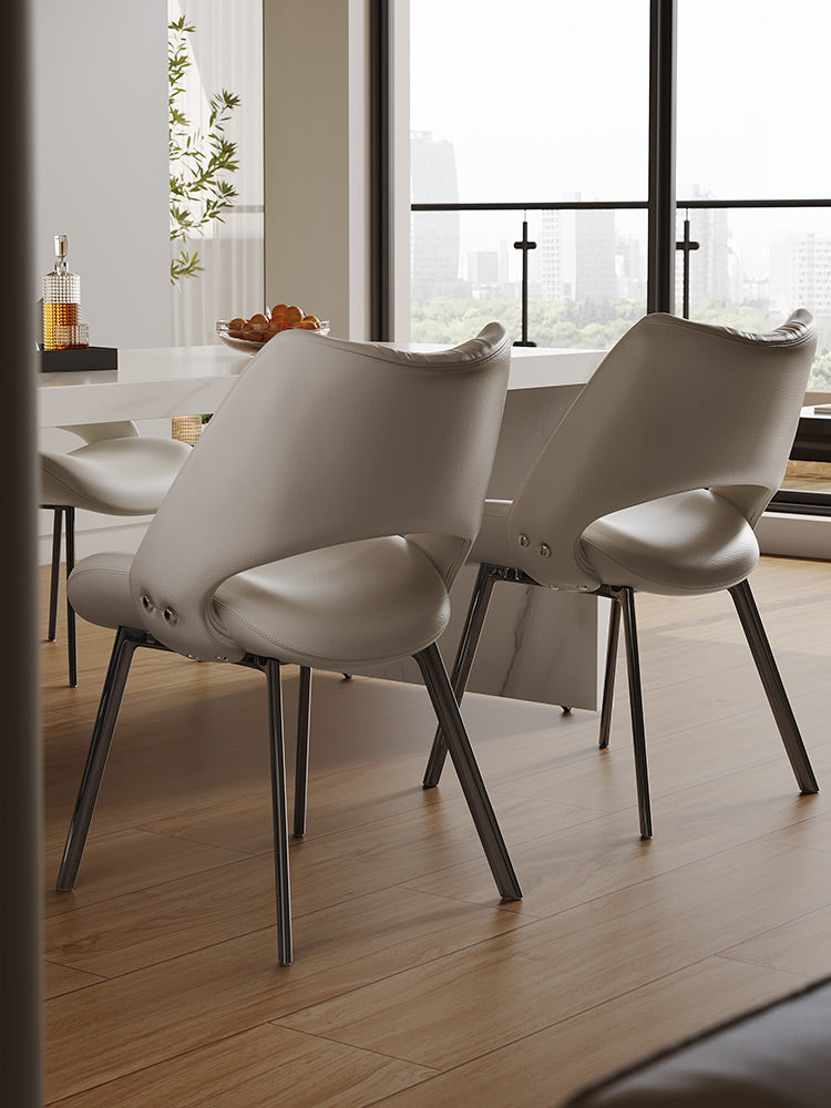 QUANMU Isadora Italian Retro High-End Dining Chair from QUANMU