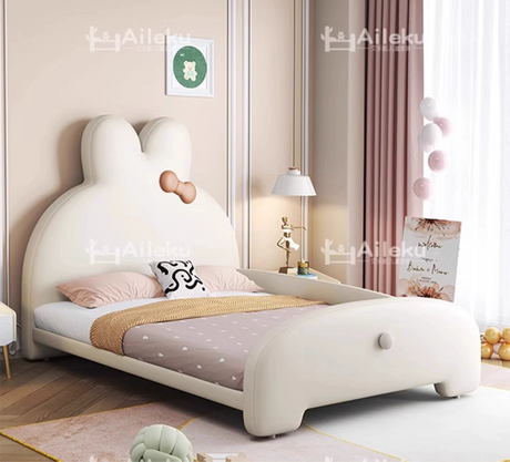 MORNING FOREST Oliver Modern Cream Rabbit Crib Slide from MORNING FOREST