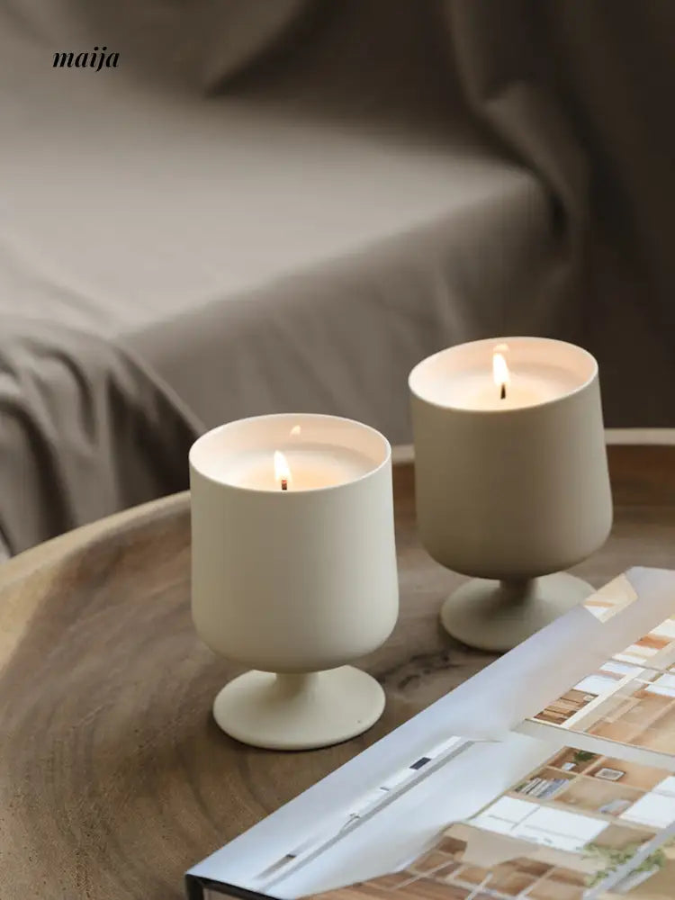 Wine Glass Candle from maija