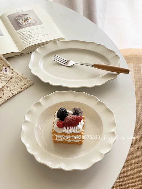YASUKI Orion Elegant French Ceramics Salad Bowl from YASUKI