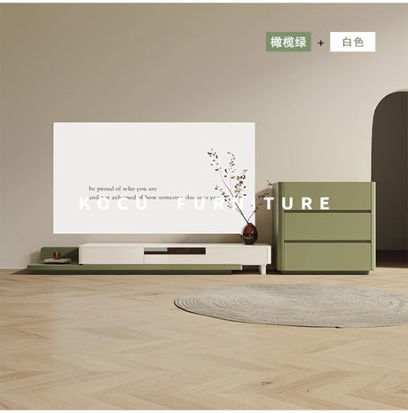 KOCU HOME Alaric Sleek Solid Wood TV Cabinet Set from KOCU HOME