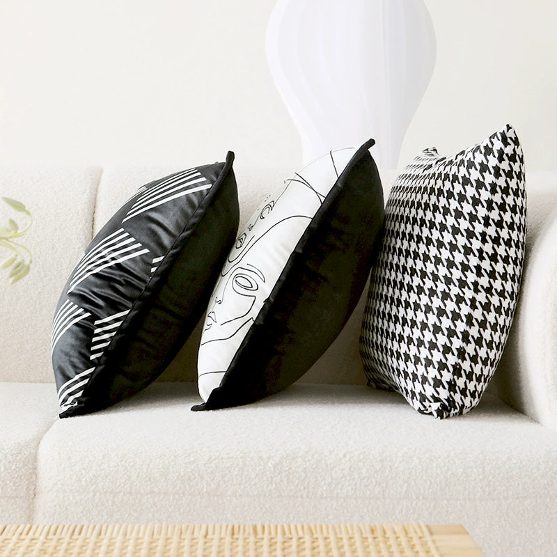 YOULI Jasper Luxe White Line Pillowcase Sofa Set from YOULI