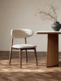 QUANMU Isadora Luxurious Walnut Finish Dining Chair from QUANMU