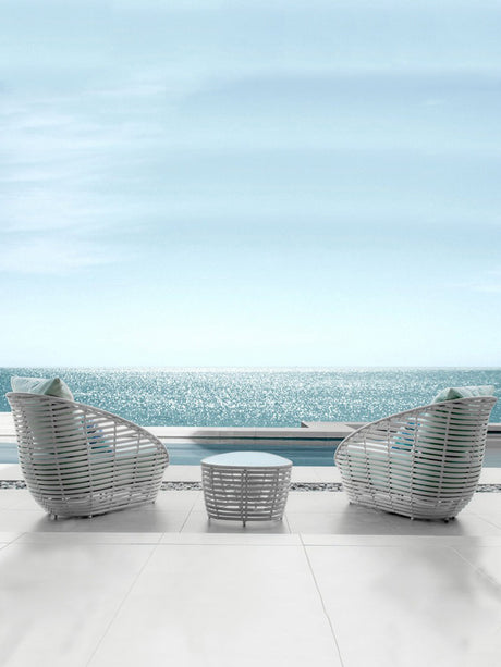 DIME GARDEN Santiago Cozy Elegant Rattan Chair Set from DIME GARDEN